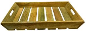 Rustic Wooden Serving Tray