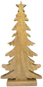 Wooden Decorware Christmas Star Tree Sculpture