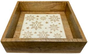 Wooden Kitchenware Christmas Storage Box