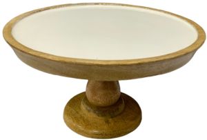 Wooden Pedestal Display Platform Cake Stand