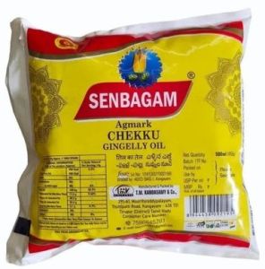 500ml Senbagam Cold Pressed Gingelly Oil