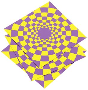 Anukrati Graphics Anxiety Relief Artwork - Abstract Illusion Wall Print