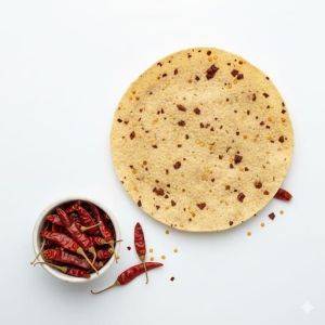 Red Chilli Papad for Human Consumption