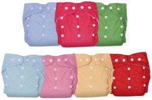 Plain Cotton Baby Resusable Cloth Diapers, Brand Name : AR ASHIOR