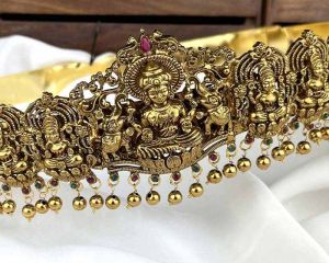 Antique Temple Design Waist Belt
