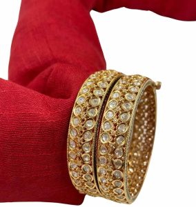 Kundan Polki Bridal Bangle Set