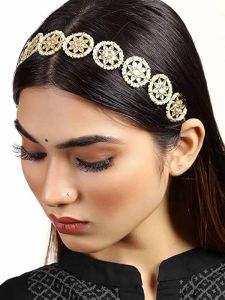Kundan Stone Studded Hair Jewellery