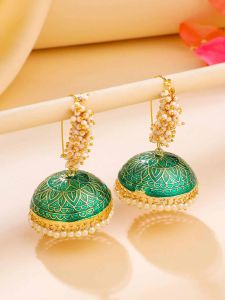 Meenakari Handcrafted Jhumka Earring