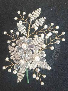 Bridal Crystal Flower Style Brooch, Brand Name : She Collection