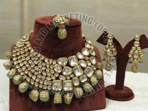 Traditional Meenakari Work Necklace Set, Color : Multicolor