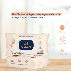 Cotton Baby Wet Wipes, Shape : Rectangular