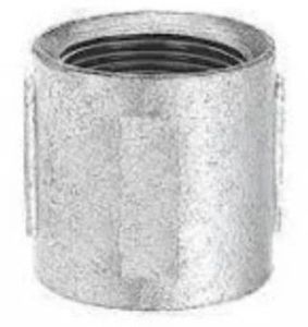 Polished 0.5 Inches Galvanized Iron Socket, Color : Silver