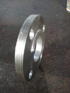 Polished Round Mild Steel Pipe Flange, Color : Grey