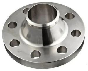 Polished Stainless Steel Weld Neck Flange, Shape : Round