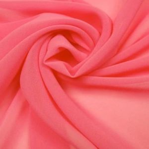 Plain Georgette Fabric, Width : 30-40 Inch for Textile Industry