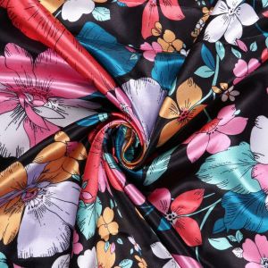 Printed Satin Fabric