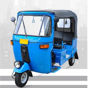 Steel Frame Electric Auto Rickshaw for Passenger Cargo Transportation