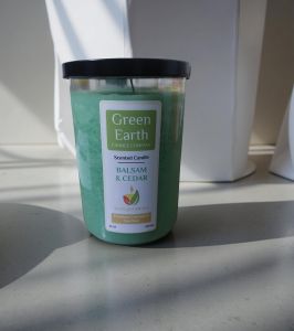 Coco soy wax Scented Glass Jar Candles, Brand Name : Green Earth