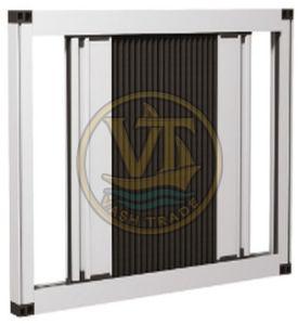 Polyester Center Opening Slider Pleated Mesh