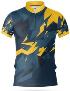 Cotton Fancy Mens Chinese Collar T-Shirts, Sleeve Style : Half Sleeve