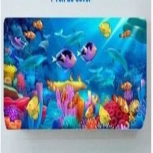 Polyester Combination OF Geometric AC Cover Print Fabric