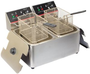 6 Litre Double Electric Deep Fryer