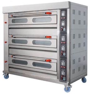 Six Tray Three Deck Gas Oven