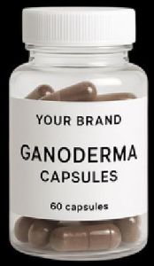 Ganoderma Capsules, Color : Brown, Packaging Type : Bottle
