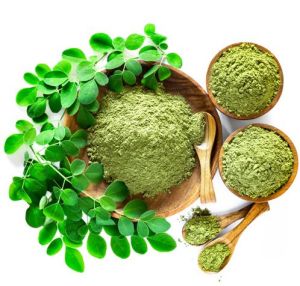Raw Moringa Leaf Powder, Color : Green