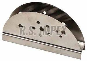 Polish Stainless Steel Napkin Holder, Color : Silver