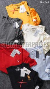 Mens Half Sleeves Cotton T Shirt, Size : All Sizes Casual Wear