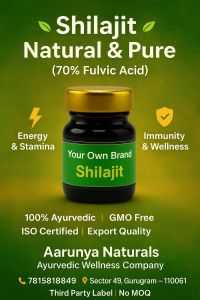 Aarunya Naturals Himalayan Shilajit Resin Custom