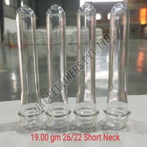 19gm 26/22 Short Neck PET Preforms