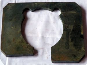 Polished Trailer Flat Steel, Color : Grey