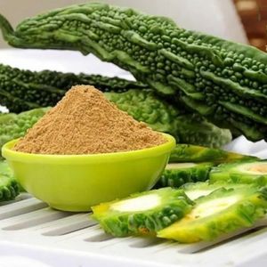 Green Dehydrated Bitter Gourd Powder for Cooking