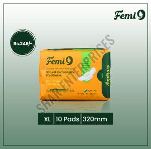 Femi9 Xl Sanitary Pads, Color : White for Menstrual Hygiene