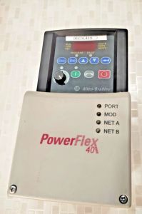 Allen-Bradley PowerFlex40 22B-A5P0N104 AC Drive, 240 VAC, 1 Phase, 1 HP Tsted