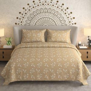 Cotton Printed Bed Sheets Common for Bedroom Use, Home