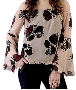 Ladies Georgette Printed Top