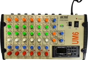 An Pro UM6 DJ Mixer
