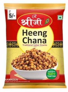 Shree Jee Heeng Chana, Color : Golden Brown, Packaging Size : 25 Gm