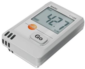 Testo 174H Temperature Humidity Data Logger, Color : White