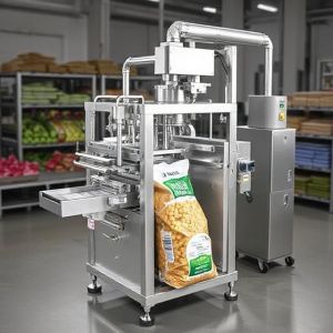 Stainless Steel Automatic Food Packing Machinery, Color : Silver
