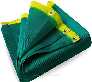 Plain Green Wrap Knitted Fabric