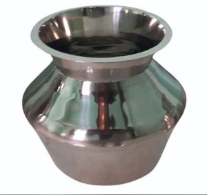 Polished 10L Stainless Steel Water Storage POT, Color : Silver