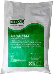 Satol Satfab Rinse Acidic Neutralising Agent for Final Rinse in Industrial Laundry