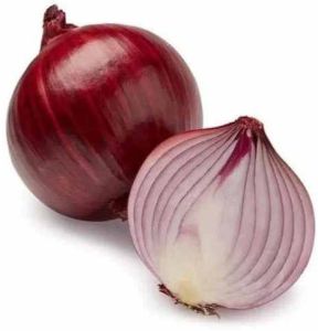 Organic Red Onion, Packaging Type : Bag for Cooking, Salads, Garnish