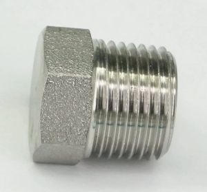 Stainless Steel Plug, Color : Silver, Connection : Threaded