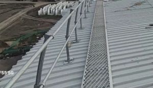 Aluminium Endurail Rooftop Walkway for Modular Handrail