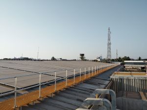 Solar Rooftop Walkway Railing, Brand Name : Enduplank